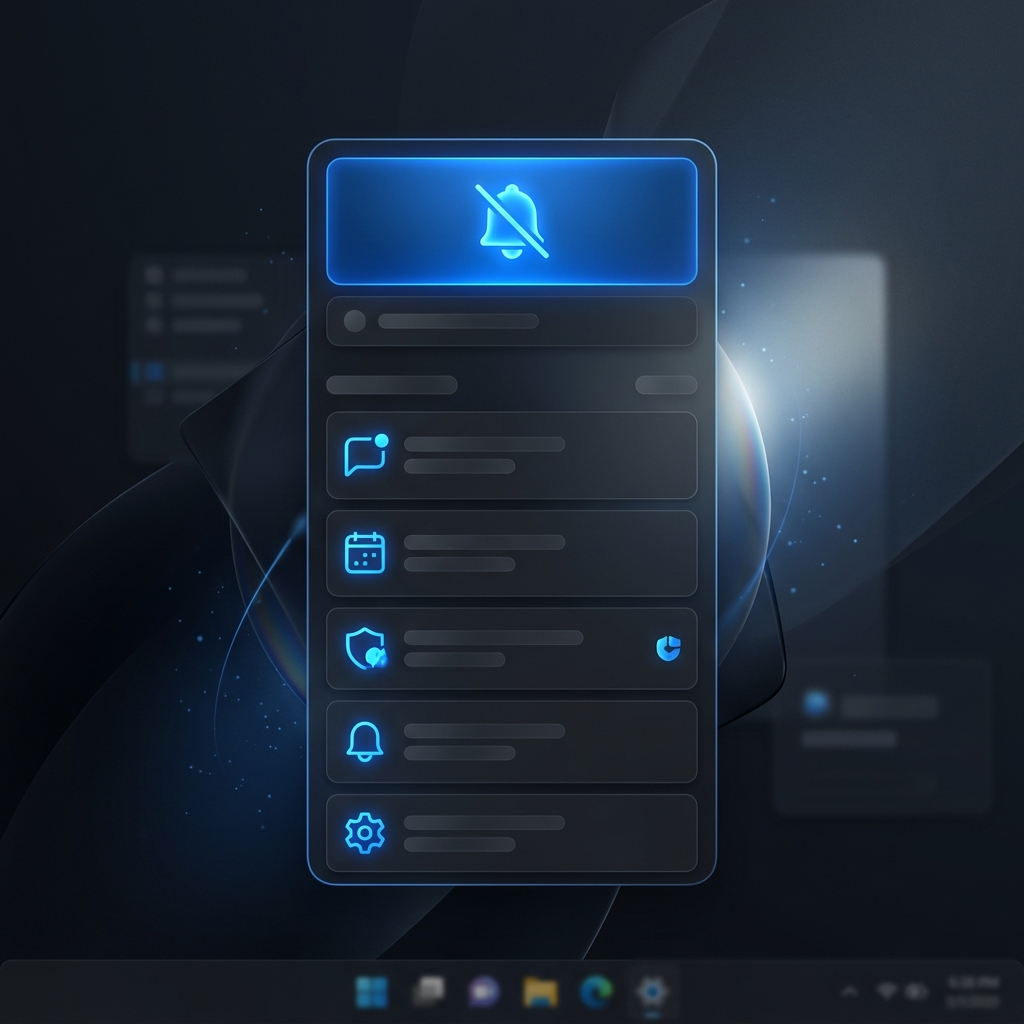Windows 11 notification center muted